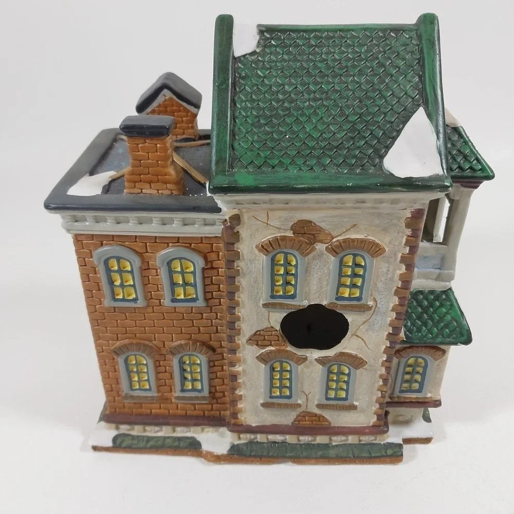 Vintage‎ Holiday Time Village Collectible Tom & Son Book Store 1990 No Light